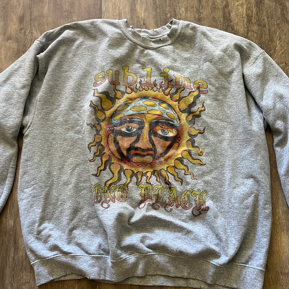grey sublime sweatshirt size s/m Urban outfitters!! no stains